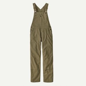 Patagonia Olive Green Women's All Seasons Bib Work Overalls - Regular